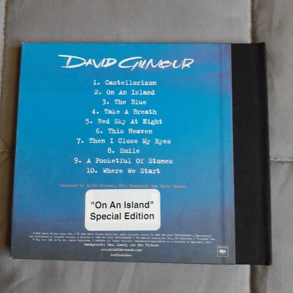 David Gilmour On an Island 2006 CD (pink floyd) - Picture 5 of 5